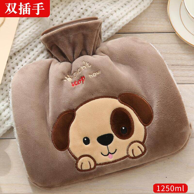 可爱毛绒暖手宝注水暖水袋