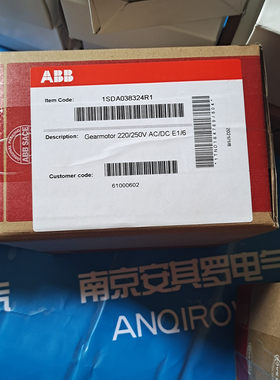 ABB开关储能电机组件代理批发