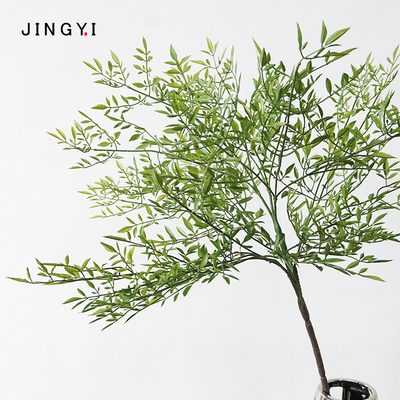 仿真南天竹绿植叶子新中式