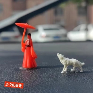 寒江孤影江湖故人古风武侠剑客刀客侠客小摆件微景观微缩小人物