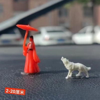 寒江孤影江湖故人古风武侠剑客刀客侠客小摆件微景观微缩小人物