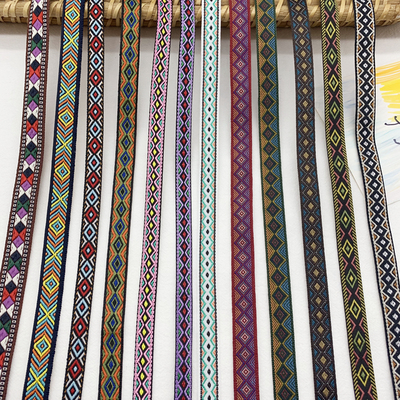 彩色民族花边织带书画装裱八宝带