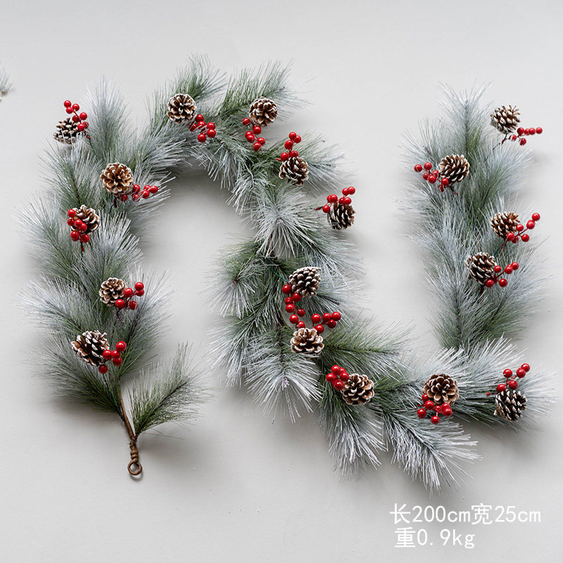 Hromeo 圣诞节装饰品圣诞节藤条酒店商场圣诞场景布置拍照道具