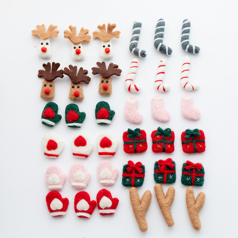 羊毛毡小配件圣诞hromeo