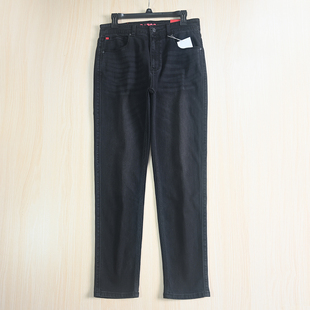 好货 休闲百搭牛仔长裤 弹力棉中高腰修身 17秋冬款 男装