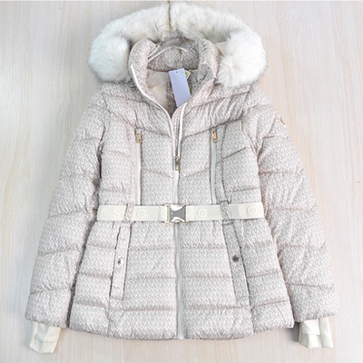 思琪女装2510/16美M系品质感满字母可脱卸帽毛领蓬松夹棉休闲棉服