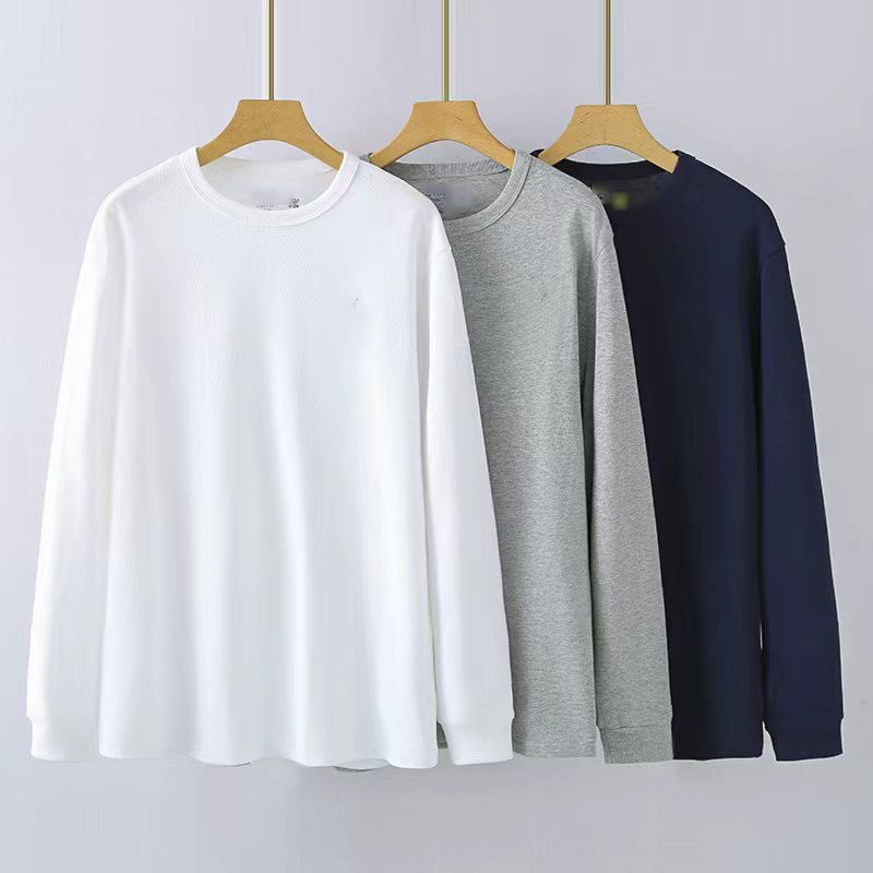 圆领百搭休闲打底衫内搭长袖女