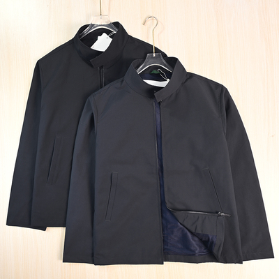 提拔立领商务休闲行政夹克外套