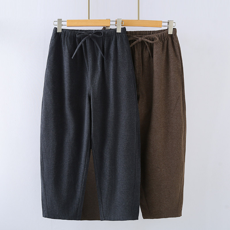 思琪女装2511/10休闲宽松秋冬保暖显瘦阔腿羊毛萝卜裤