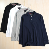 好货推荐 Polo衫 258 通勤风精致刺绣珠地棉休闲长袖 男装