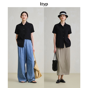 ltyp旅途原品 100%亞麻經(jīng)典 4色「無齡」襯衫 女百搭襯衣 5折微瑕