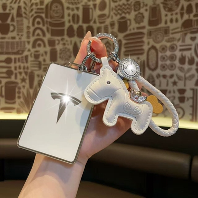 适用焕新版Tesla特斯拉ModlY卡片钥匙套Model3/ModelX/S壳扣包女