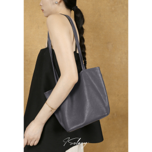 isolazy 小众头层羊皮单肩包休闲腋下简约通勤百搭 巴黎旧事