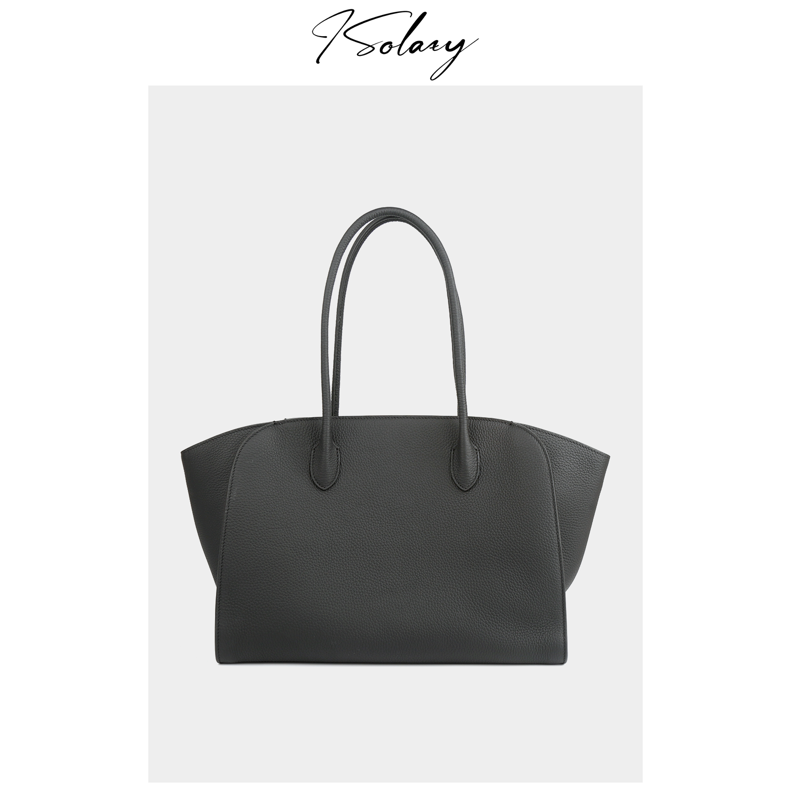 isolazy/“TR-Marlo14”西班牙进口原厂牛皮内里织物极简松弛托特