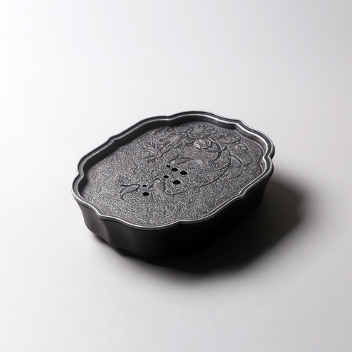 简约复古金属储水式长方形茶盘