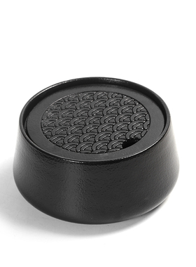 晟佑日式陶瓷水盂茶渣缸带盖茶洗大号特大号茶洗缸水洗建水壶承台