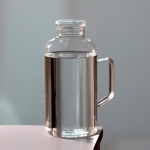 耐高温玻璃凉开水壶 家用大容量冷水壶冰箱壶侧门 可开水泡茶壶