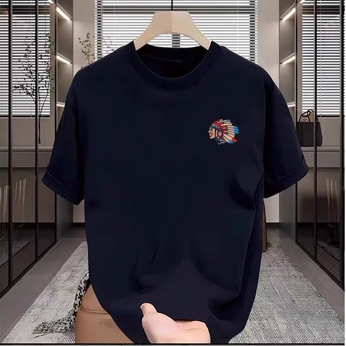 美式复古重磅短袖t恤男