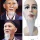 花白长胡子仿真胡须古装 假胡子演出化妆道具将军书生大臣帝王胡子