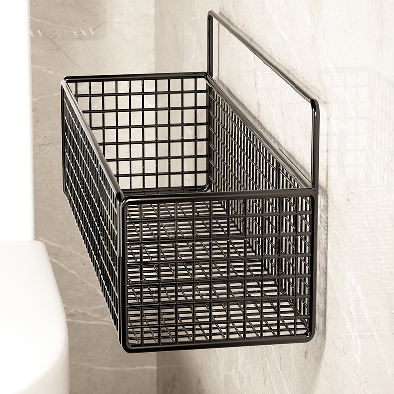 马桶置物架上方卫生间浴室壁挂多功能免打孔洗手间厕所用品储物架