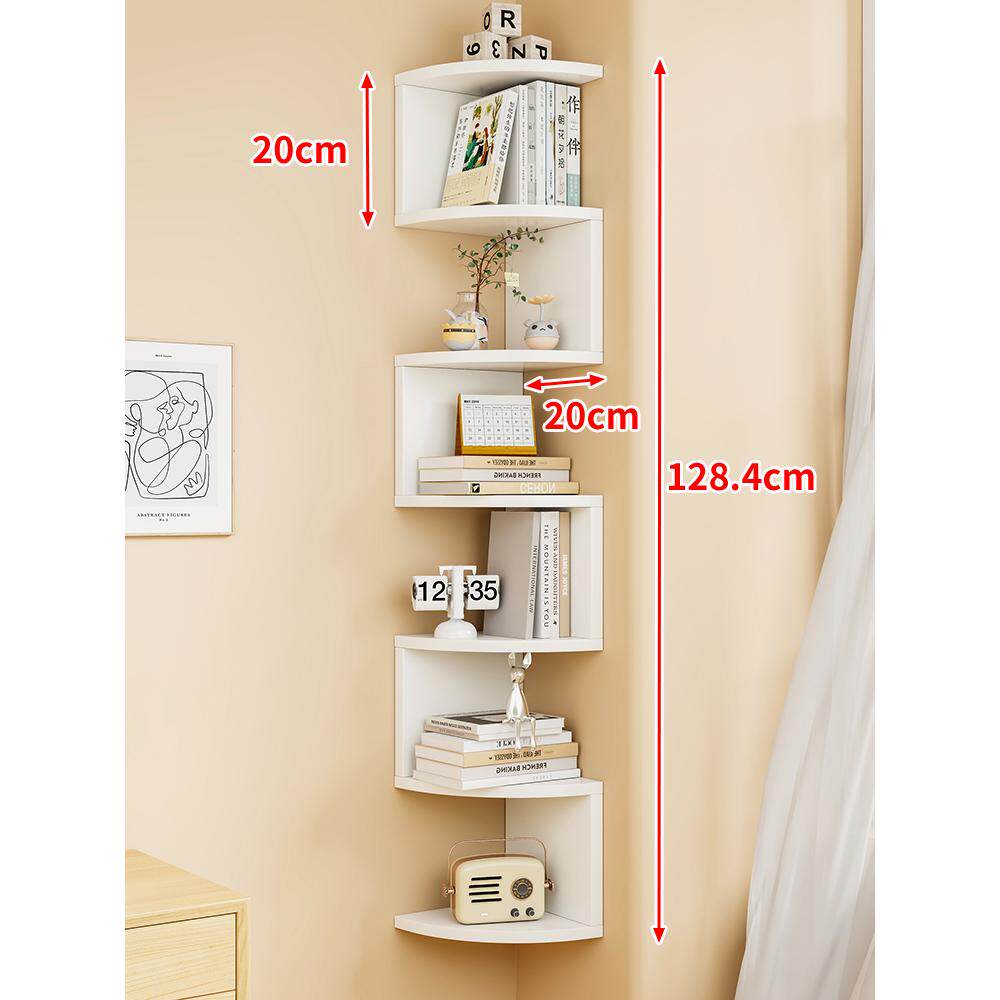 Maximize Bedroom Space: Corner Wall Shelf for Tidy Storage - Product image 5