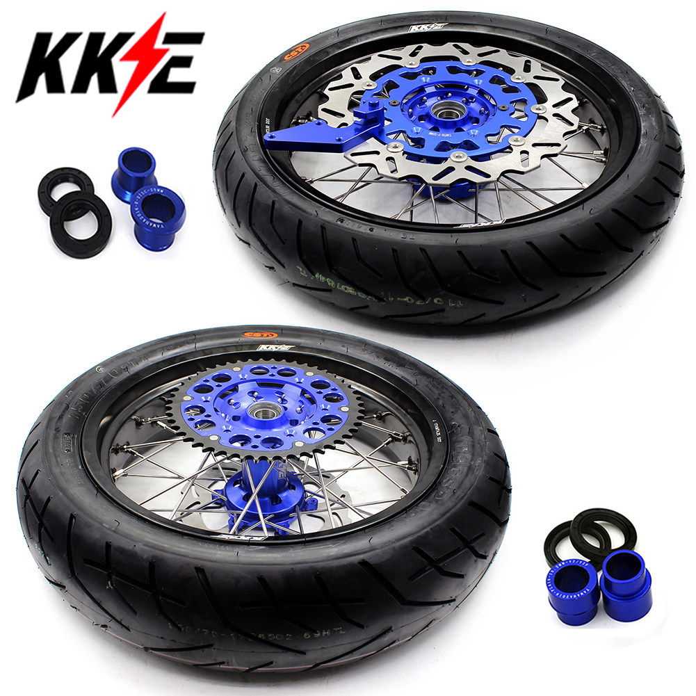 KKE越野摩托改装翻胎滑胎轮子 适配雅马哈YZ250F 450F YZ125/250