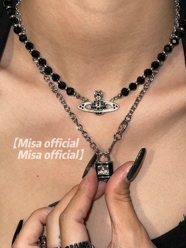 叠戴必入！黑玛瑙手链锁骨链三层