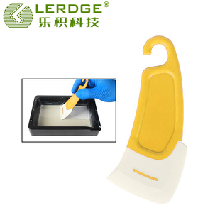 乐积光固化打印工具DLP SLA树脂料槽清洁刮刀板铲子黄色硅胶铲刀