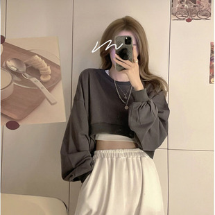 甜辣y2k衣服女团打歌服尊巴舞蹈服kpop卫衣罩衫jazz跳舞爵士上衣