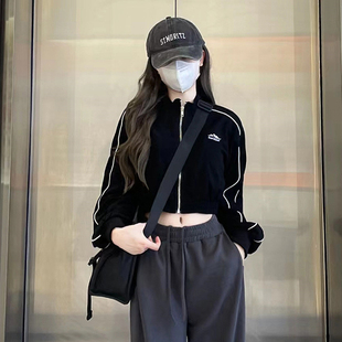 爵士舞jazz短款卫衣外套zumba上衣服女团跳舞打歌服韩舞服装kpop