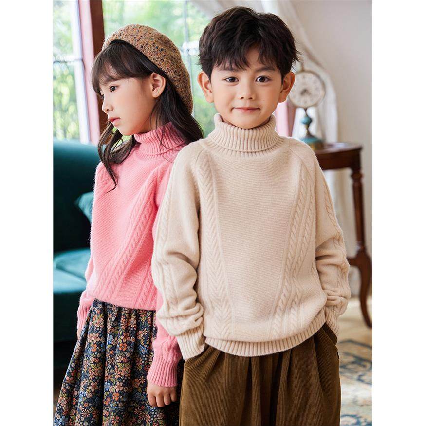 加厚高翻领羊绒衫 秋冬新款男女童中大童毛衣 男童打底毛衣打底衫,童装/婴儿装/亲子装,毛衣/针织衫,淘宝优惠券,粉丝福利购,淘宝优惠卷