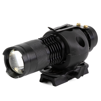 战术强光手电支架头盔FAST骑行