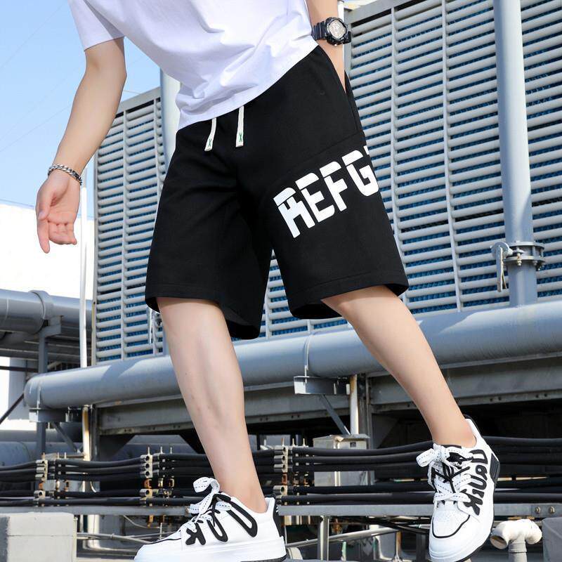 休闲时尚短裤男款夏季新款宽松直筒男生外穿五分裤帅气百搭运动裤