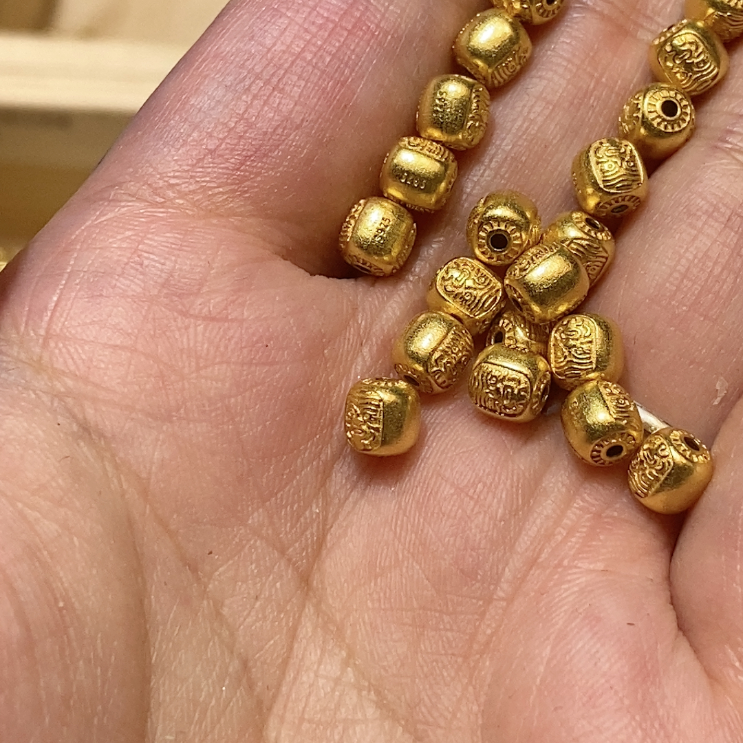 925银5.5mm扎基拉姆老型珠一个直播福利