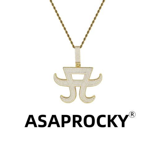 ASAPROCKY滨崎步AYU嘻哈满钻吊坠