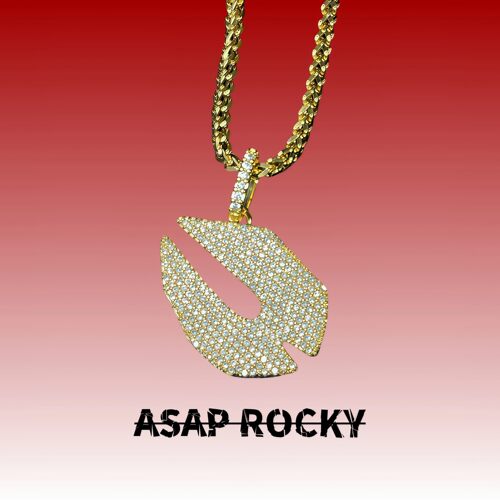 ASAPROCKY乐透人生金色吊坠