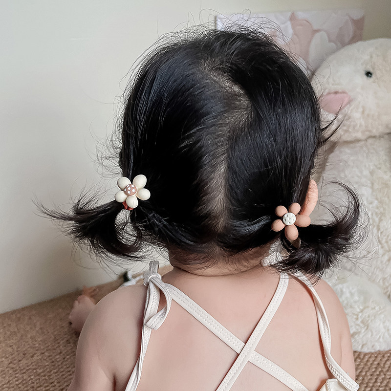 黄小妞2022新款婴儿头绳 扎头发女宝宝可爱迷你儿童小发圈橡皮筋