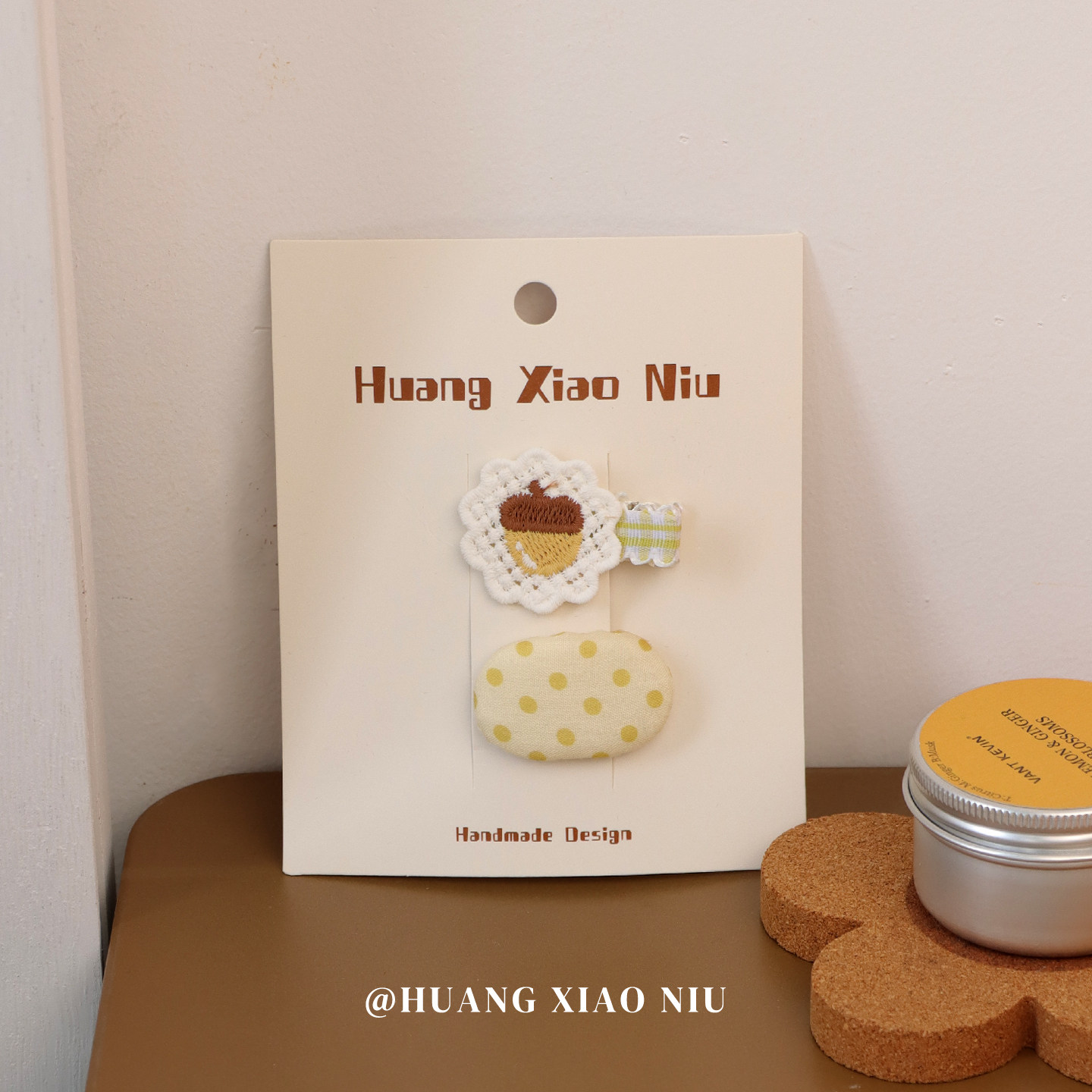 黄小妞儿童发夹可爱花朵发夹