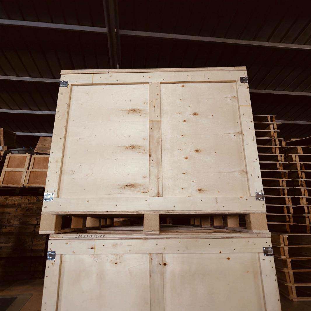 免熏蒸木箱产品包装机械设备包装欧德森供应京津冀配送货物箱定制