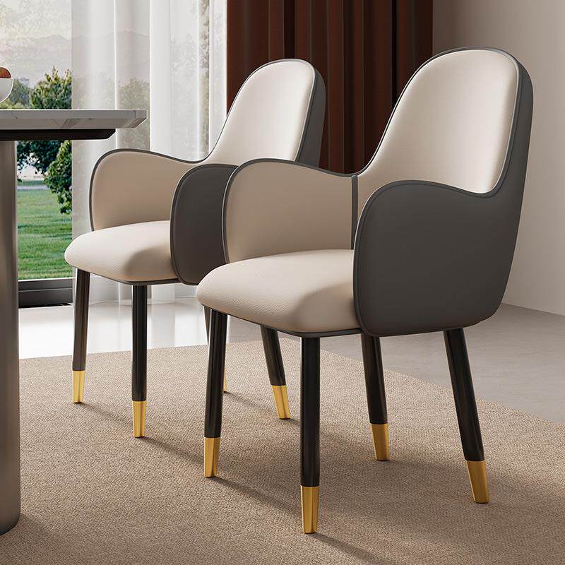 餐椅家用餐桌凳子靠背网红轻奢现代简约阳台北欧休闲餐厅吃饭椅子