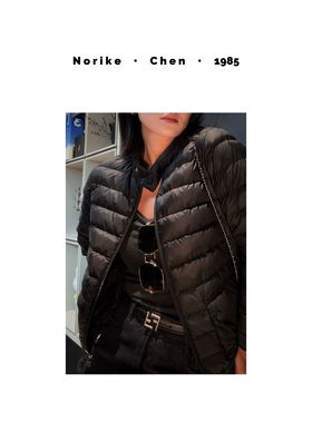 排骨小立领羽绒服经典基础款薄款鹅绒外套NK59241