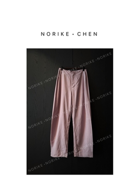 松弛感小粉裤宽松显瘦休闲长裤NK48206