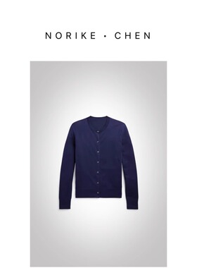 RL经典款圆领刺绣针织小开衫薄款长袖上衣NK49151