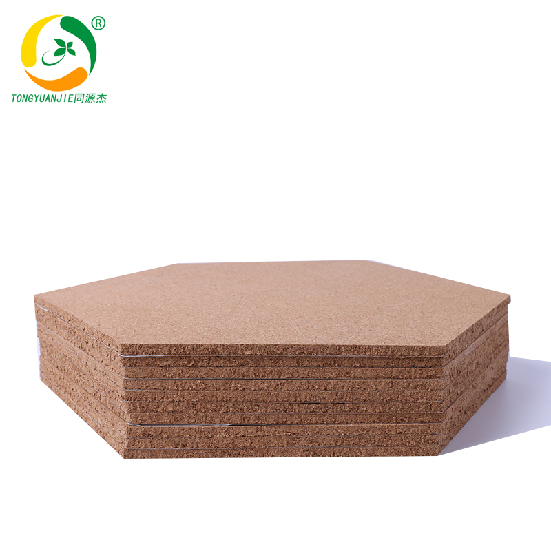 同源杰背胶六边形软木板照片墙图钉板水松板毛毡板特价处理包邮