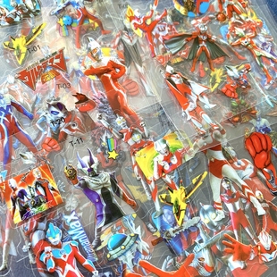 奥特曼贴纸儿童男宝贴画PE透明卡通贴益智奖励贴粘贴纸防水贴包邮