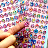 儿童女孩钻石贴纸奇妙萌可水晶立体宝石贴宝宝魔法少女奖励粘贴画