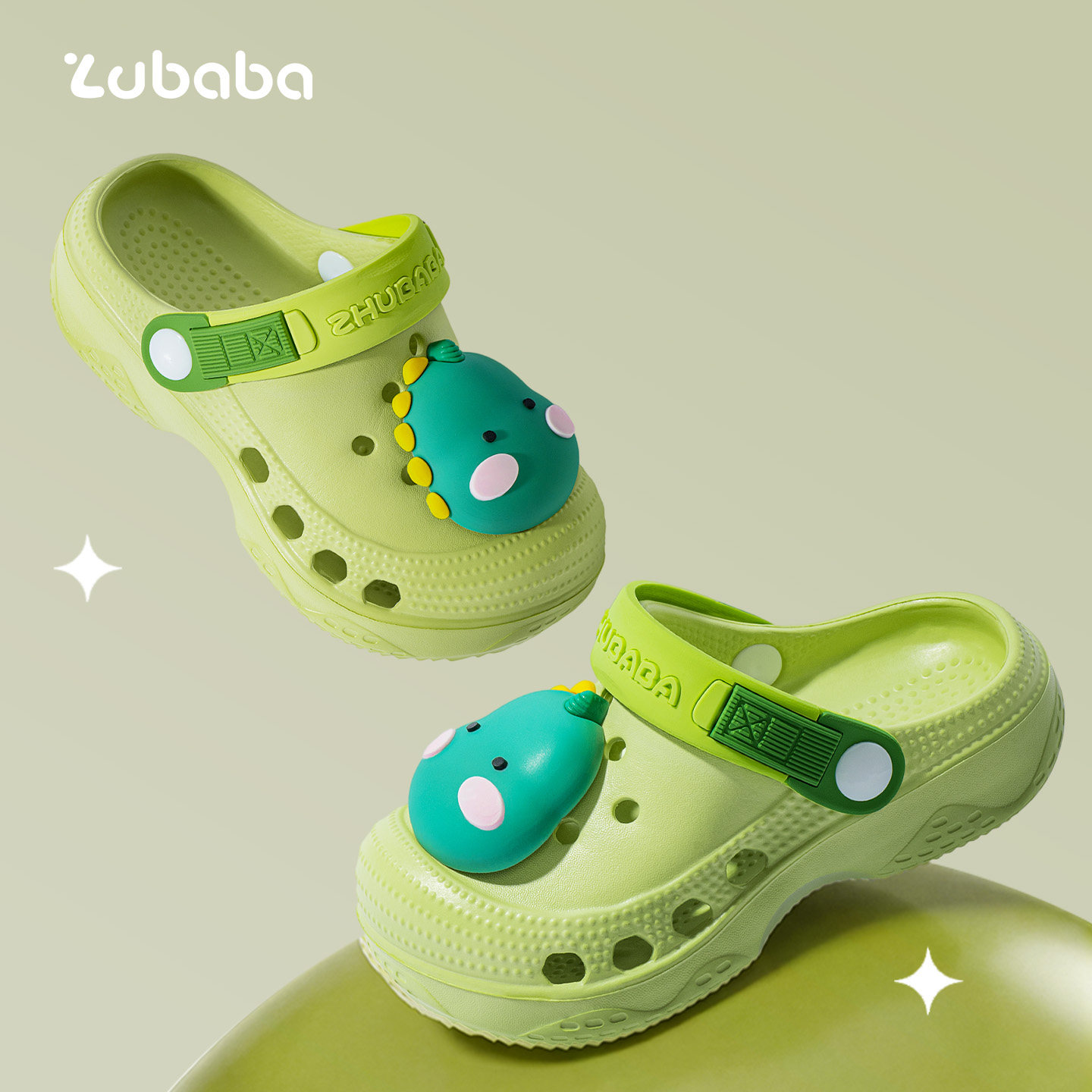 猪爸爸恐龙男童拖鞋2026夏季外穿浴室洗澡女孩包头宝宝儿童洞洞鞋
