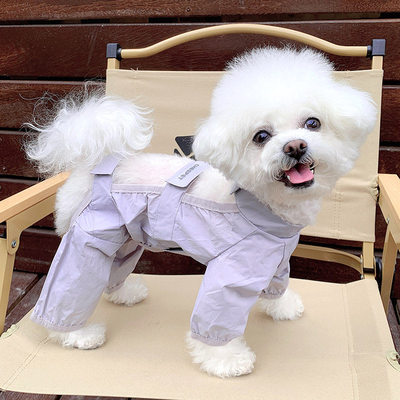 狗狗四脚防尘裤衣服春装