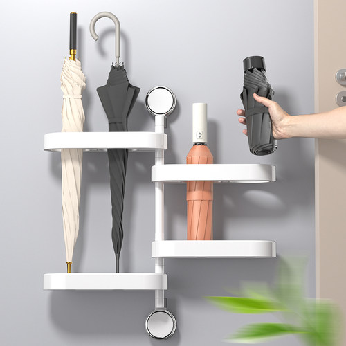 吸盘雨伞收纳架可旋转