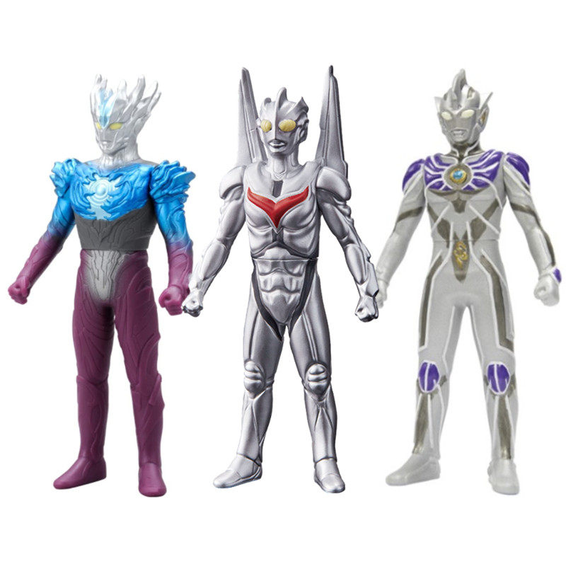 万代日版 软胶奥特曼500 25赛迦 72诺亚 雷杰多奥特之王 英雄玩具